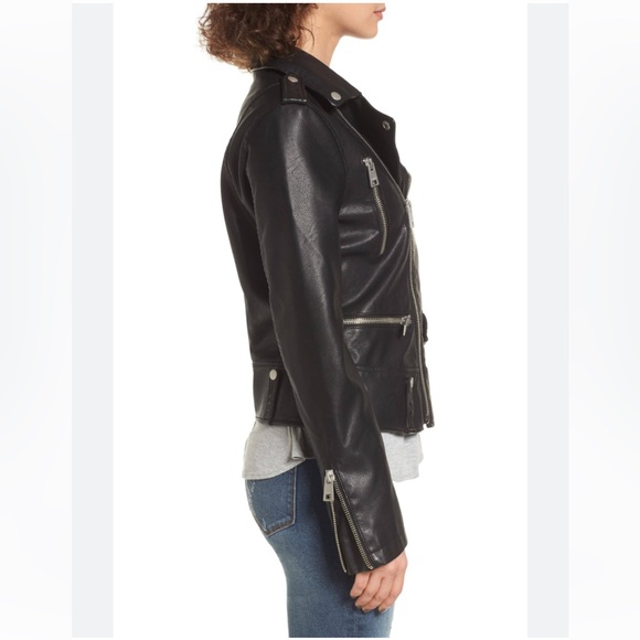 NWT Levi's Croc Vegan faux Leather Asymmetrical Moto Zip motorcycle biker Jacket - Picture 5 of 16
